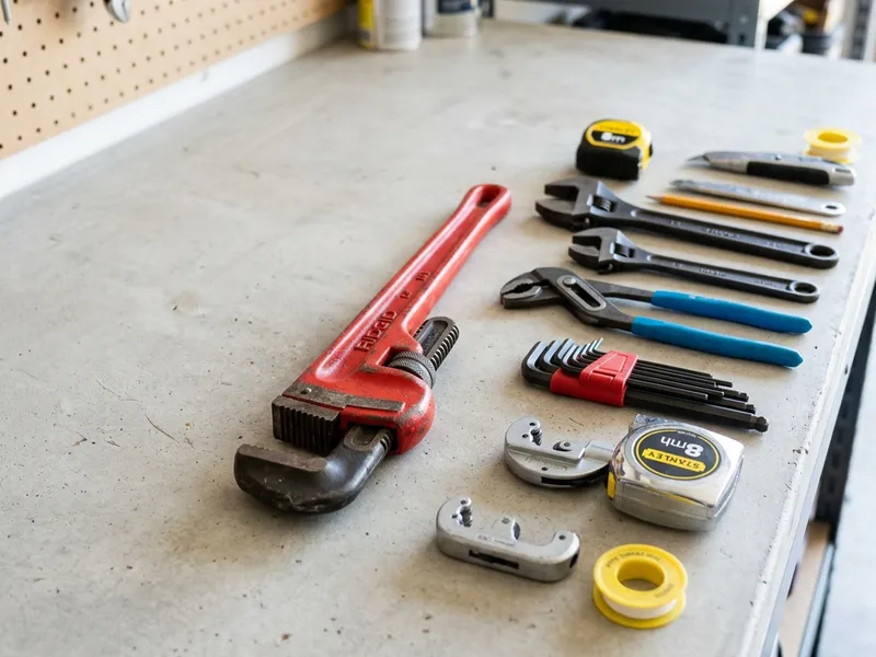 Professional plumbers in St. Cloud, FL equipped with top-tier tools for residential and commercial plumbing services.